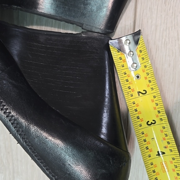 Tory Burch Womens Leather Wedge Logo Mule Clog Shoes sz 9M - Picture 11 of 16